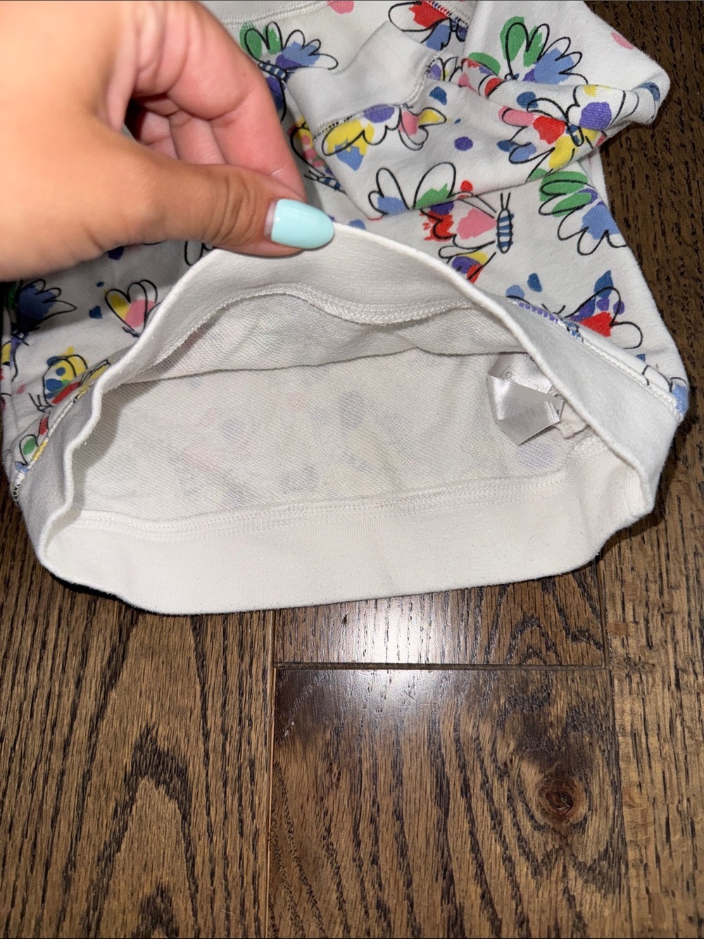 Stella McCartney Kids Cream Sweatshirt Multicolor Floral Motif butterfly 24month - Picture 7 of 14